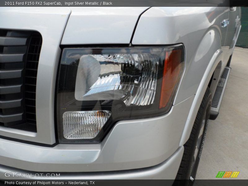 Ingot Silver Metallic / Black 2011 Ford F150 FX2 SuperCab