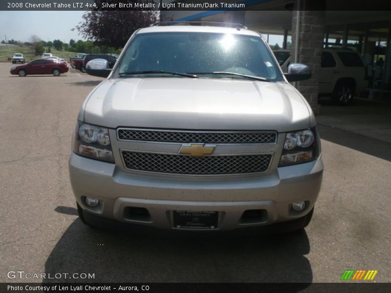 Silver Birch Metallic / Light Titanium/Dark Titanium 2008 Chevrolet Tahoe LTZ 4x4