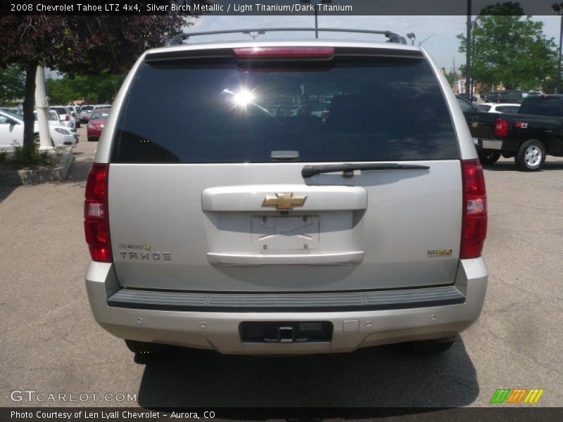 Silver Birch Metallic / Light Titanium/Dark Titanium 2008 Chevrolet Tahoe LTZ 4x4