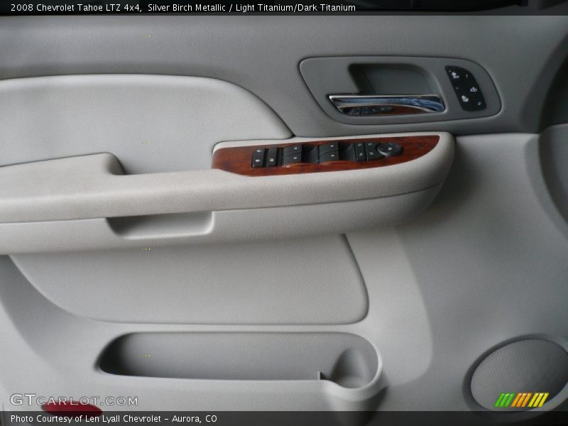 Silver Birch Metallic / Light Titanium/Dark Titanium 2008 Chevrolet Tahoe LTZ 4x4