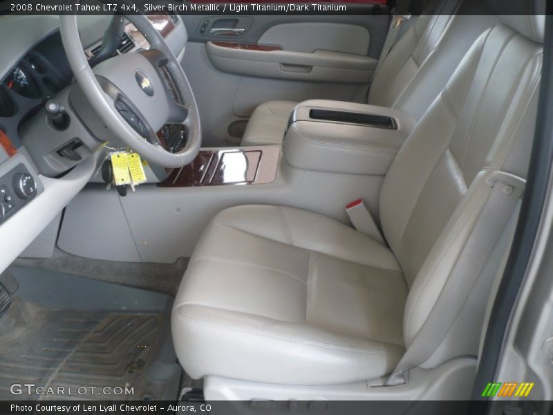  2008 Tahoe LTZ 4x4 Light Titanium/Dark Titanium Interior