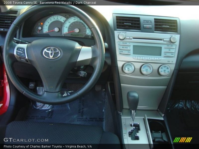 Barcelona Red Metallic / Dark Charcoal 2008 Toyota Camry SE