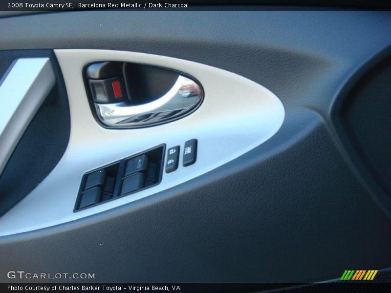 Barcelona Red Metallic / Dark Charcoal 2008 Toyota Camry SE