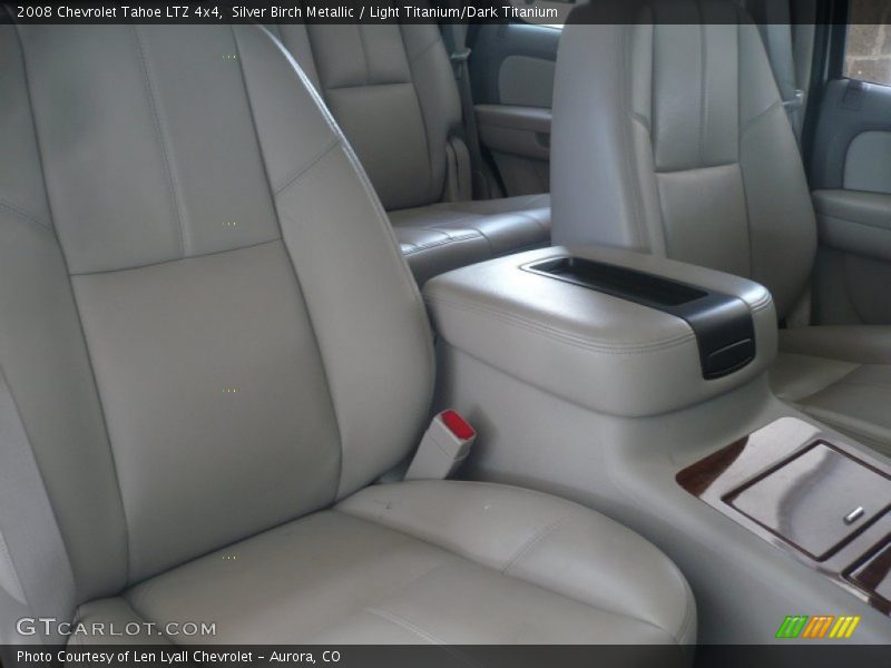 Silver Birch Metallic / Light Titanium/Dark Titanium 2008 Chevrolet Tahoe LTZ 4x4
