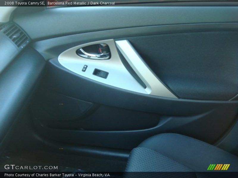 Barcelona Red Metallic / Dark Charcoal 2008 Toyota Camry SE