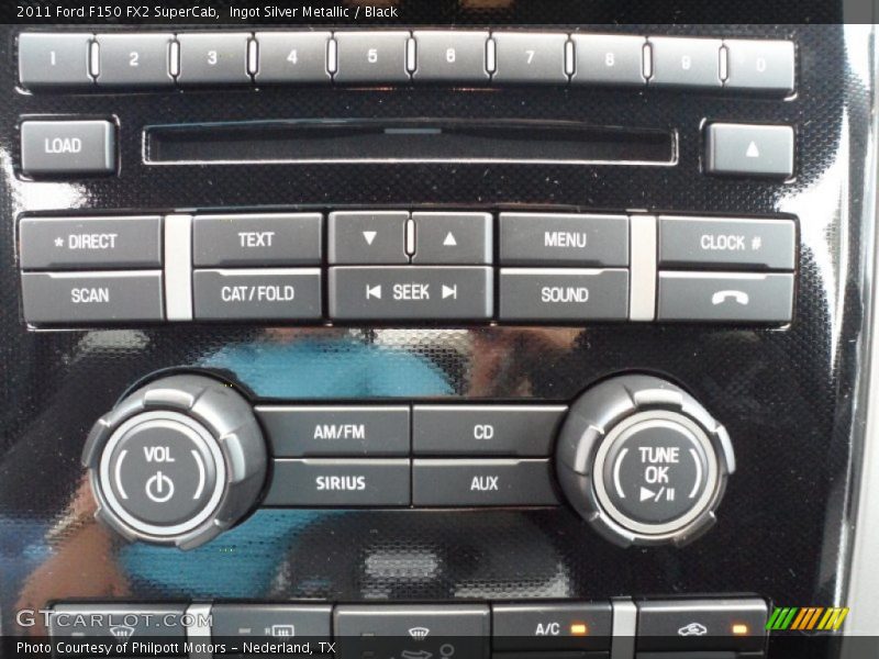 Controls of 2011 F150 FX2 SuperCab