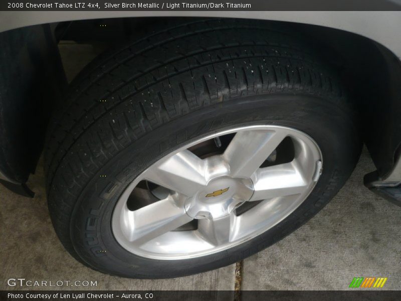 Silver Birch Metallic / Light Titanium/Dark Titanium 2008 Chevrolet Tahoe LTZ 4x4