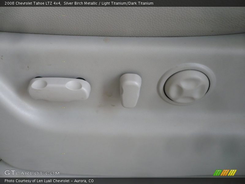 Silver Birch Metallic / Light Titanium/Dark Titanium 2008 Chevrolet Tahoe LTZ 4x4