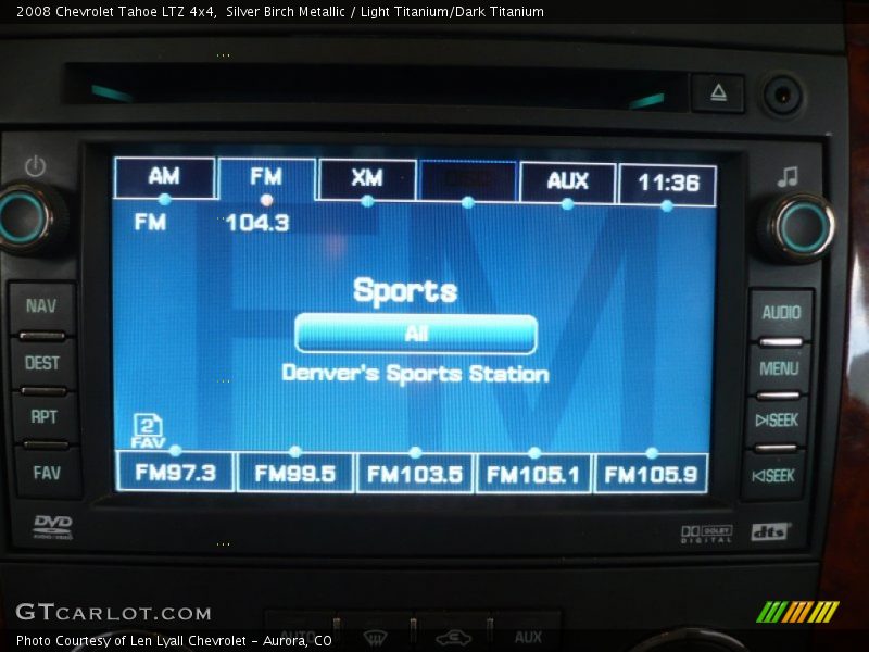 Silver Birch Metallic / Light Titanium/Dark Titanium 2008 Chevrolet Tahoe LTZ 4x4