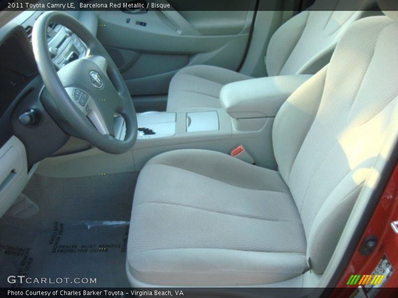 Barcelona Red Metallic / Bisque 2011 Toyota Camry LE