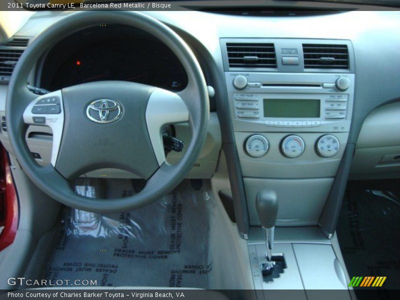Barcelona Red Metallic / Bisque 2011 Toyota Camry LE