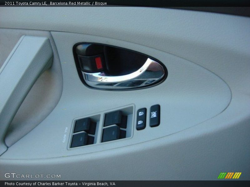 Barcelona Red Metallic / Bisque 2011 Toyota Camry LE