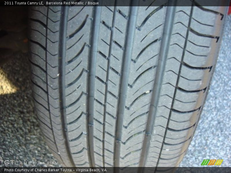 Barcelona Red Metallic / Bisque 2011 Toyota Camry LE