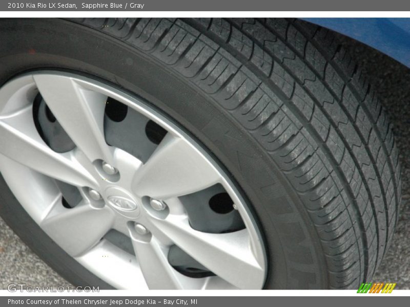 Sapphire Blue / Gray 2010 Kia Rio LX Sedan