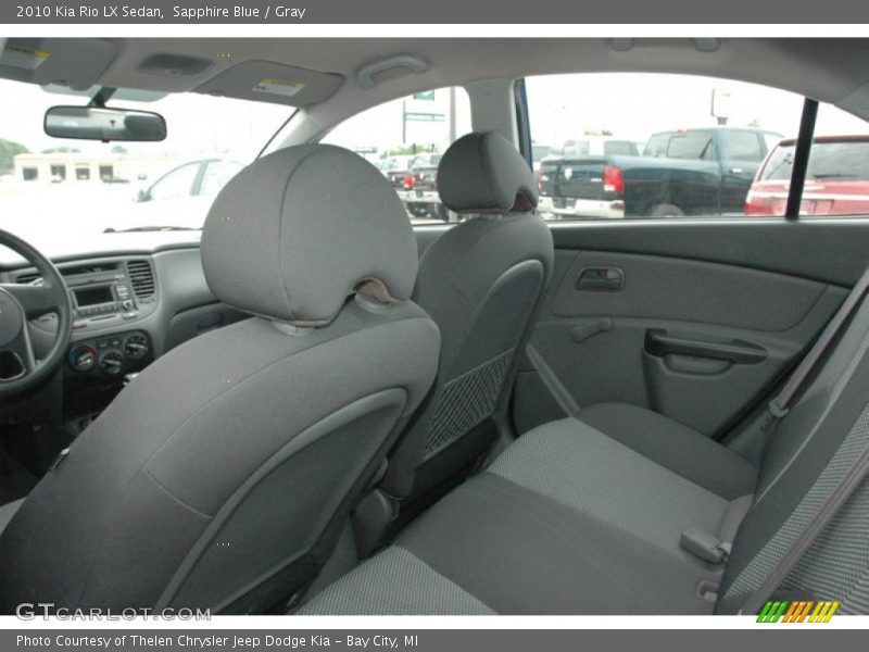 Sapphire Blue / Gray 2010 Kia Rio LX Sedan