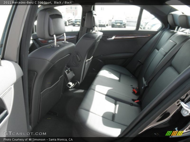 Black / Black 2011 Mercedes-Benz C 300 Sport
