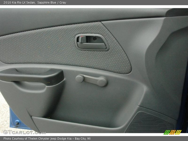 Sapphire Blue / Gray 2010 Kia Rio LX Sedan