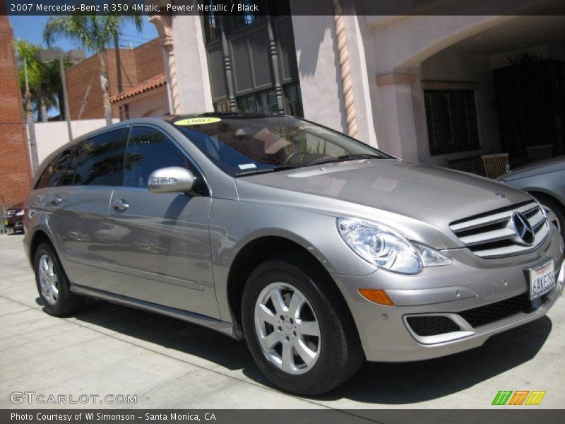 Pewter Metallic / Black 2007 Mercedes-Benz R 350 4Matic