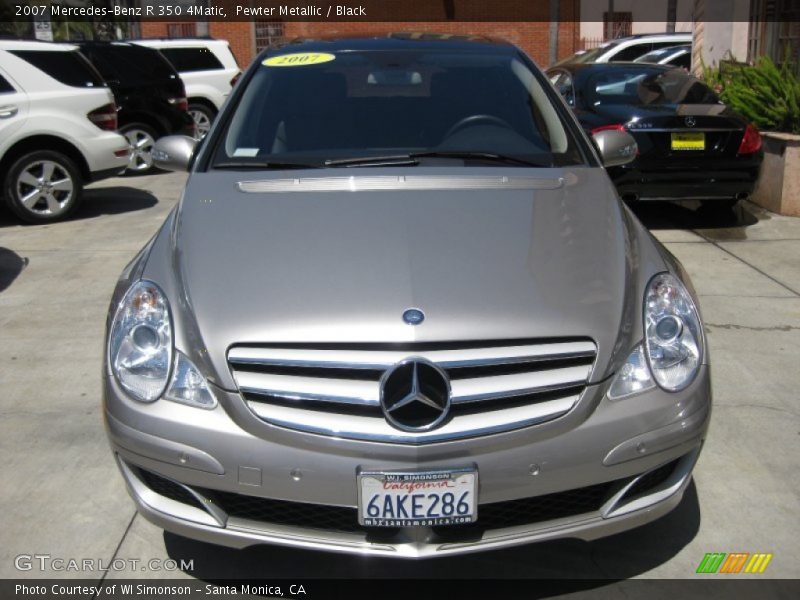 Pewter Metallic / Black 2007 Mercedes-Benz R 350 4Matic