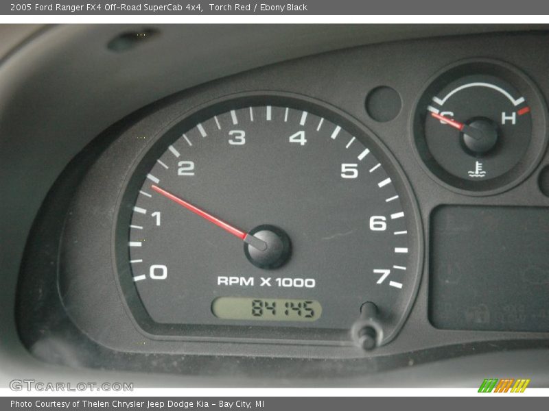 Torch Red / Ebony Black 2005 Ford Ranger FX4 Off-Road SuperCab 4x4