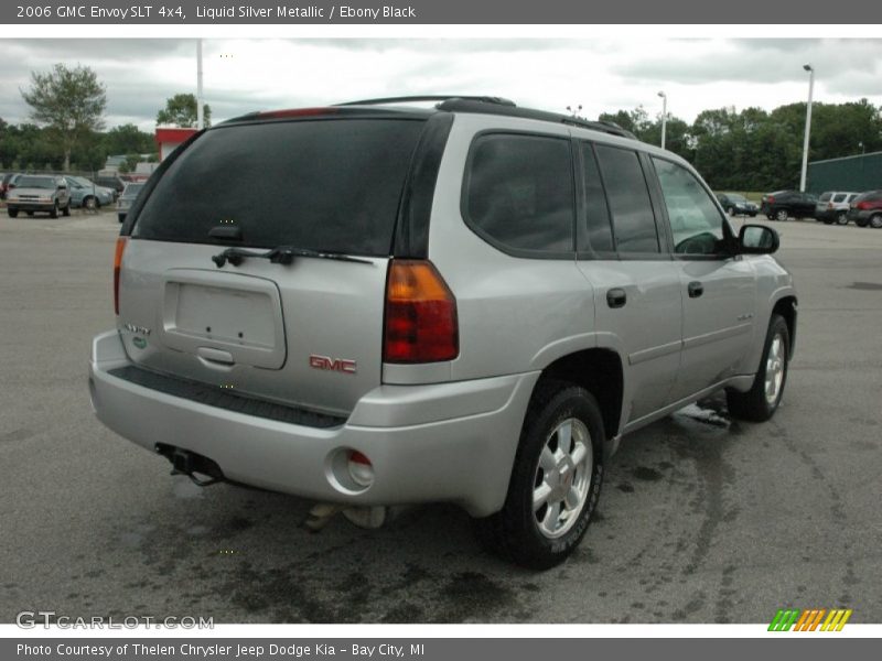 Liquid Silver Metallic / Ebony Black 2006 GMC Envoy SLT 4x4