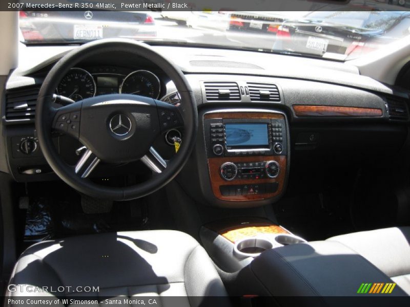 Pewter Metallic / Black 2007 Mercedes-Benz R 350 4Matic