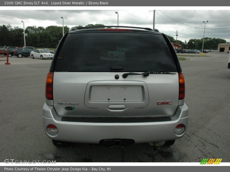 Liquid Silver Metallic / Ebony Black 2006 GMC Envoy SLT 4x4