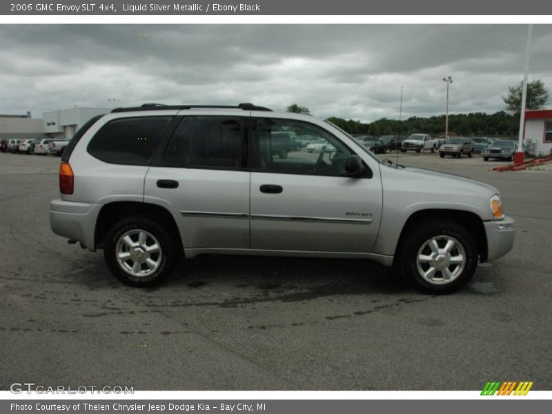 Liquid Silver Metallic / Ebony Black 2006 GMC Envoy SLT 4x4