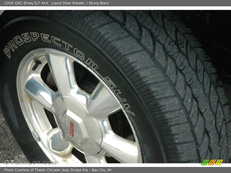 Liquid Silver Metallic / Ebony Black 2006 GMC Envoy SLT 4x4
