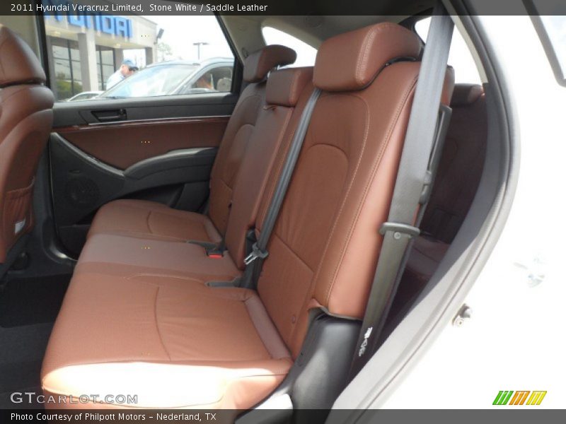 Stone White / Saddle Leather 2011 Hyundai Veracruz Limited