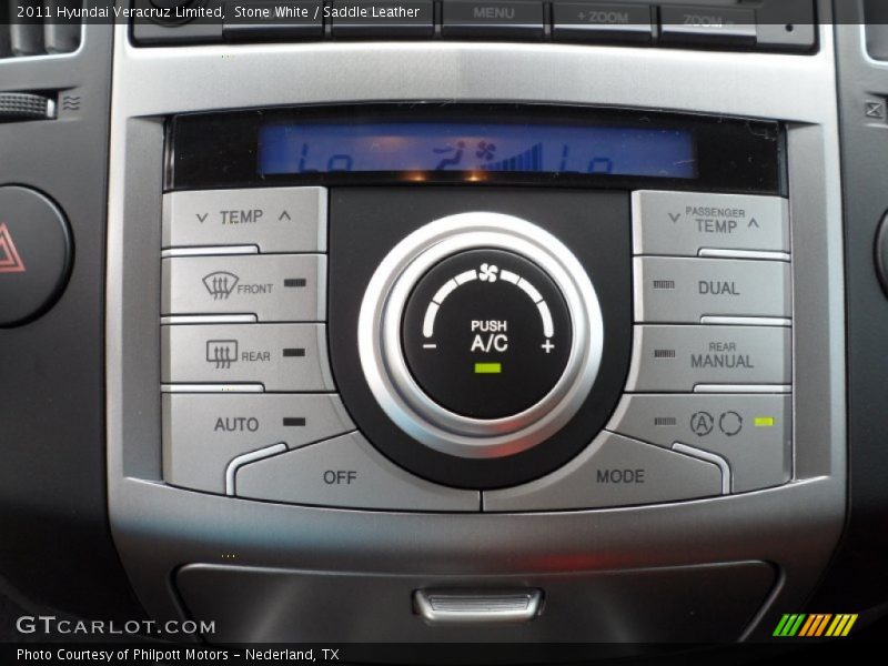 Stone White / Saddle Leather 2011 Hyundai Veracruz Limited