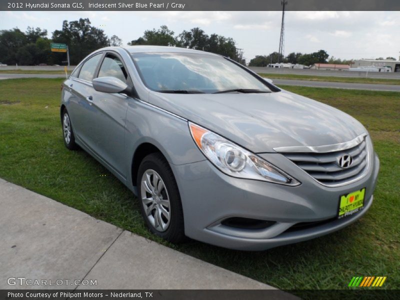 Iridescent Silver Blue Pearl / Gray 2012 Hyundai Sonata GLS