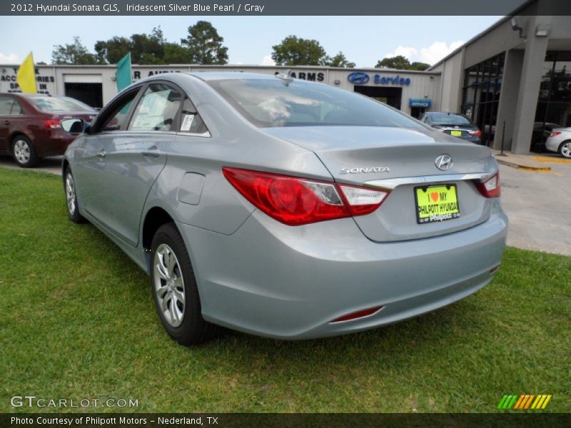 Iridescent Silver Blue Pearl / Gray 2012 Hyundai Sonata GLS