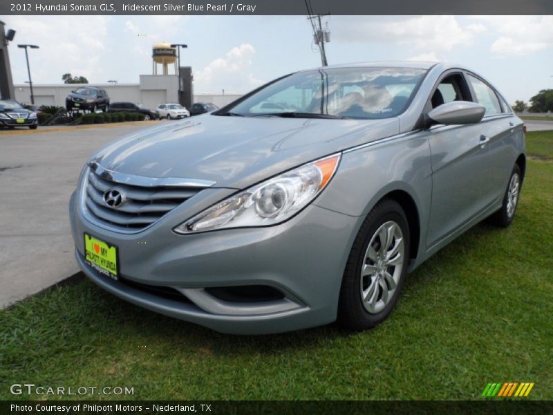 Iridescent Silver Blue Pearl / Gray 2012 Hyundai Sonata GLS