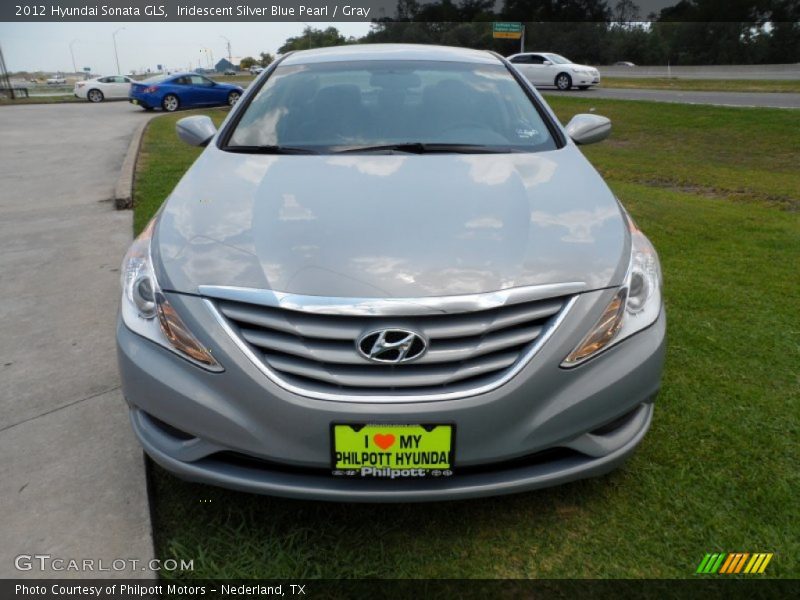 Iridescent Silver Blue Pearl / Gray 2012 Hyundai Sonata GLS