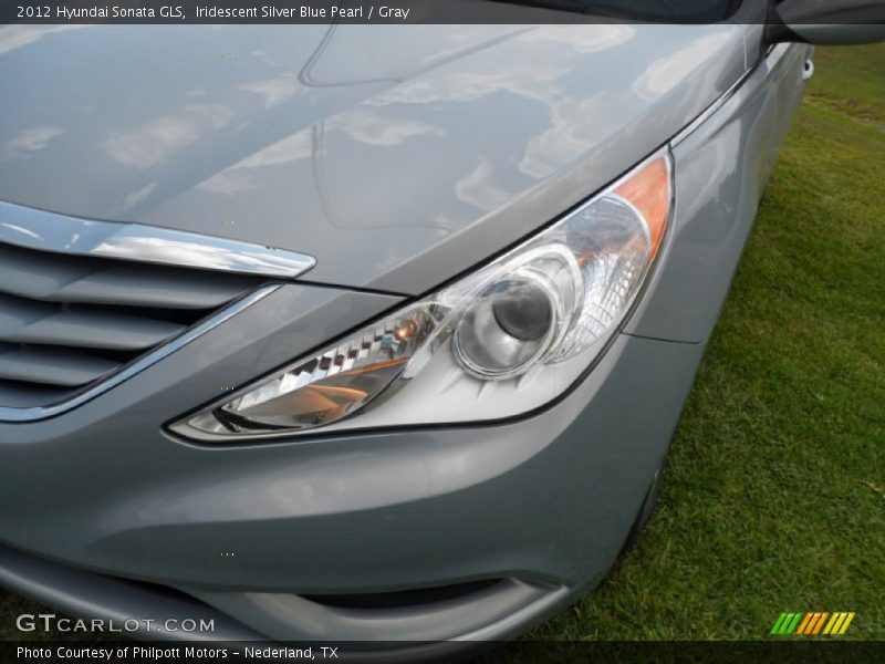 Iridescent Silver Blue Pearl / Gray 2012 Hyundai Sonata GLS