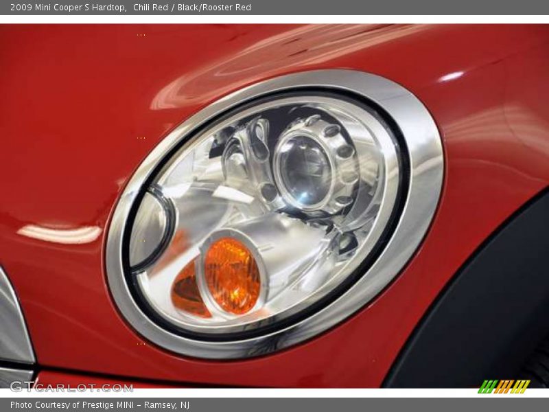 Chili Red / Black/Rooster Red 2009 Mini Cooper S Hardtop