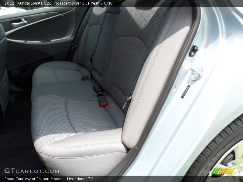 Iridescent Silver Blue Pearl / Gray 2012 Hyundai Sonata GLS