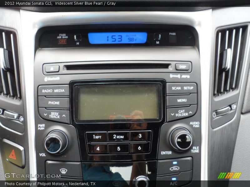 Controls of 2012 Sonata GLS