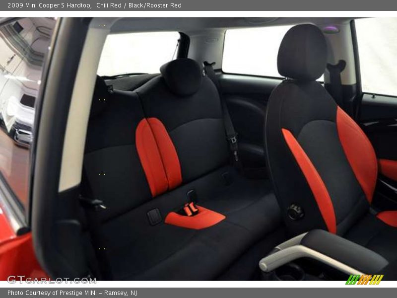 Chili Red / Black/Rooster Red 2009 Mini Cooper S Hardtop