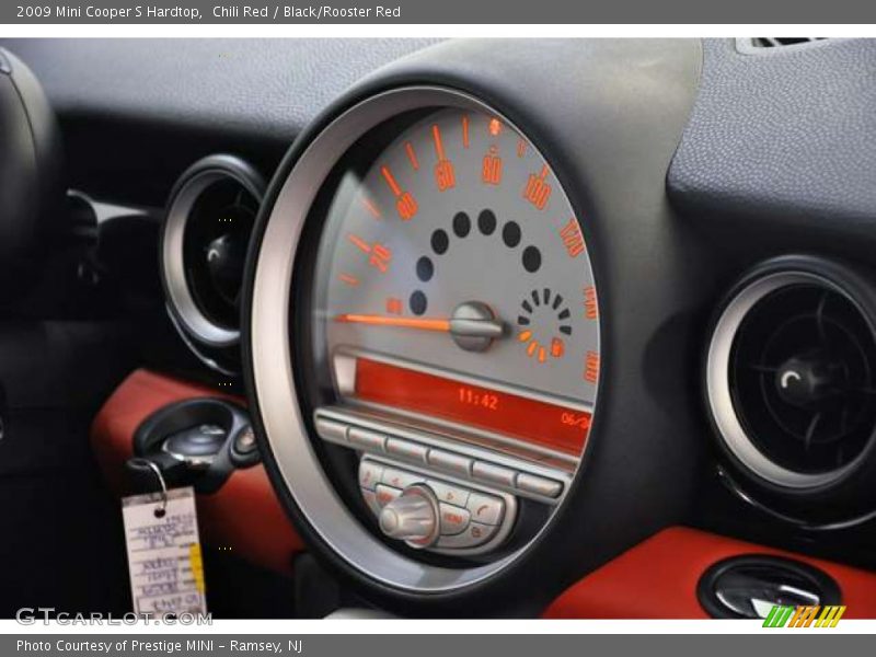 Chili Red / Black/Rooster Red 2009 Mini Cooper S Hardtop