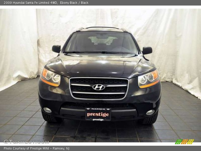 Ebony Black / Black 2009 Hyundai Santa Fe Limited 4WD
