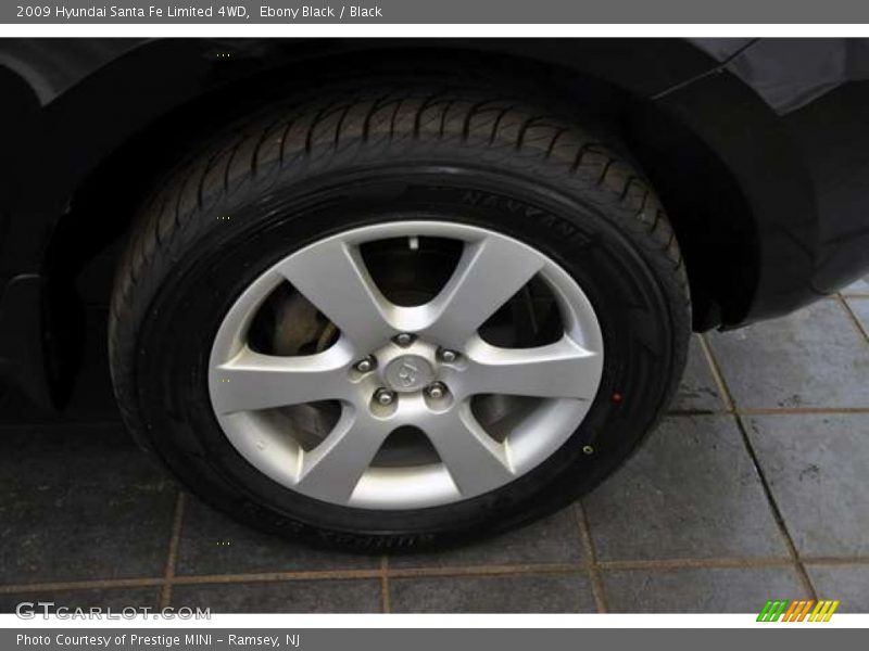 Ebony Black / Black 2009 Hyundai Santa Fe Limited 4WD