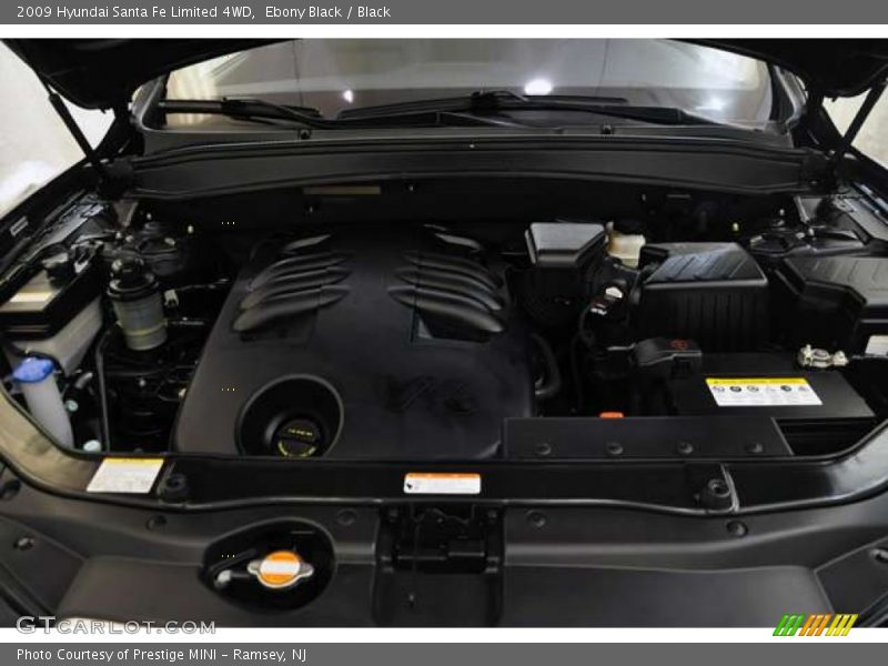Ebony Black / Black 2009 Hyundai Santa Fe Limited 4WD