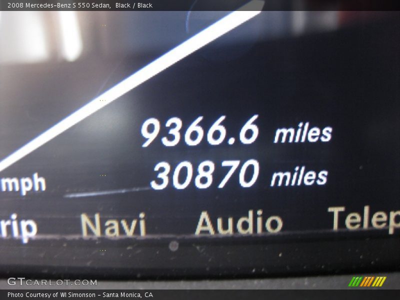 Black / Black 2008 Mercedes-Benz S 550 Sedan