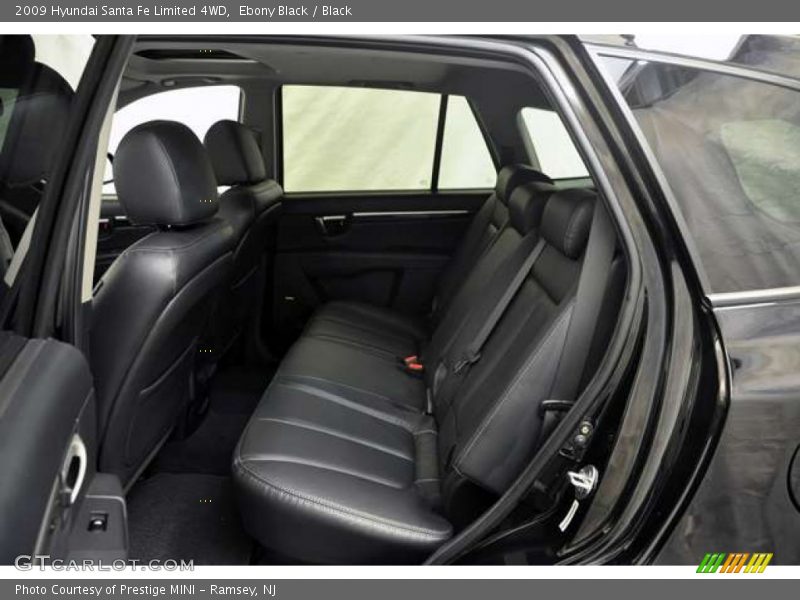 Ebony Black / Black 2009 Hyundai Santa Fe Limited 4WD