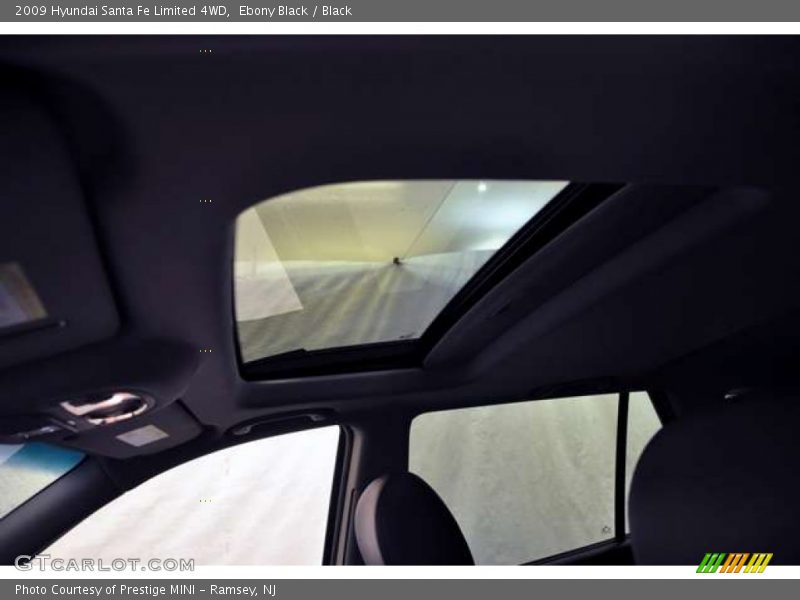 Ebony Black / Black 2009 Hyundai Santa Fe Limited 4WD