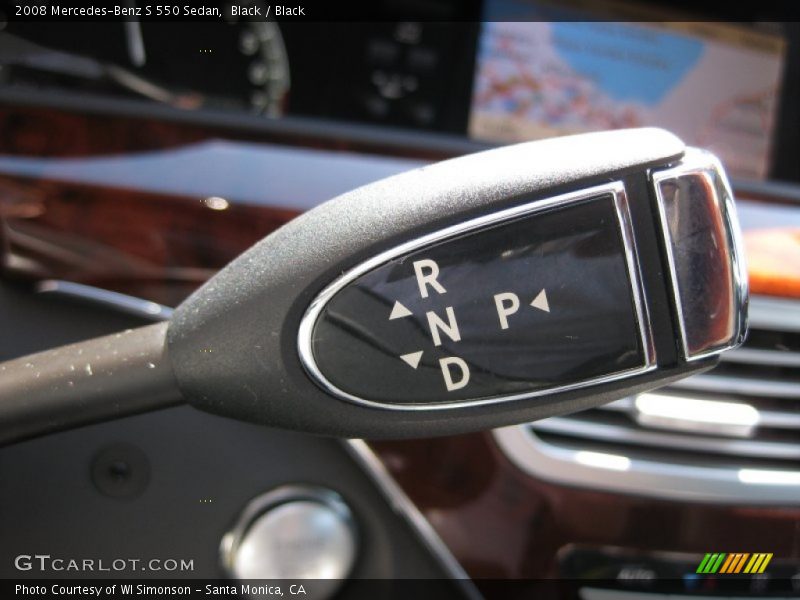 Black / Black 2008 Mercedes-Benz S 550 Sedan