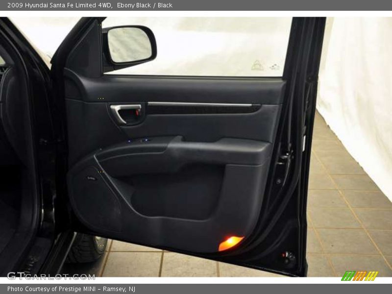 Ebony Black / Black 2009 Hyundai Santa Fe Limited 4WD