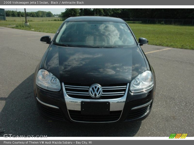 Black / Anthracite Black 2008 Volkswagen Jetta S Sedan